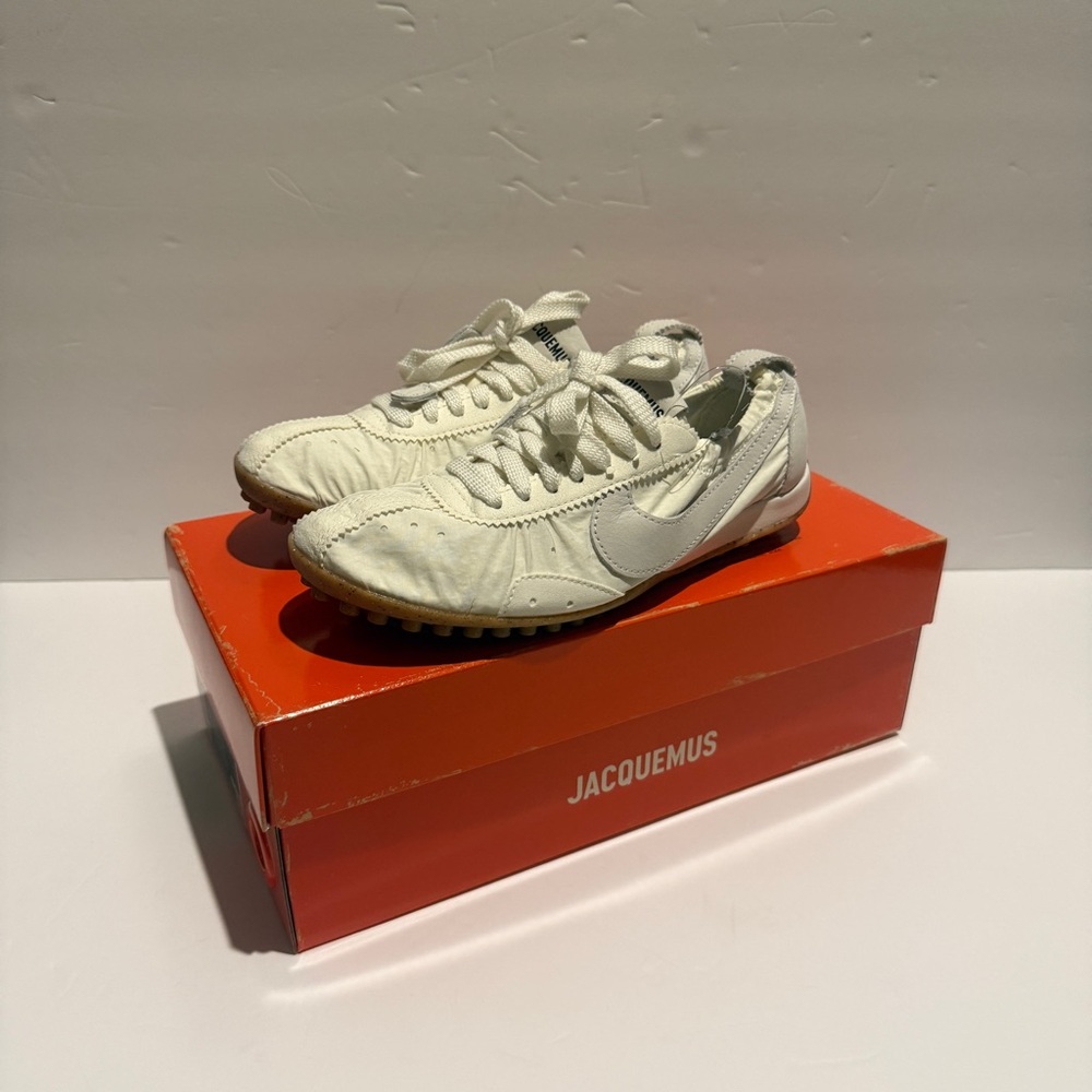 Jacquemus x Nike Moon Shoe Pearl White size 5.5 - Picture 2 of 9